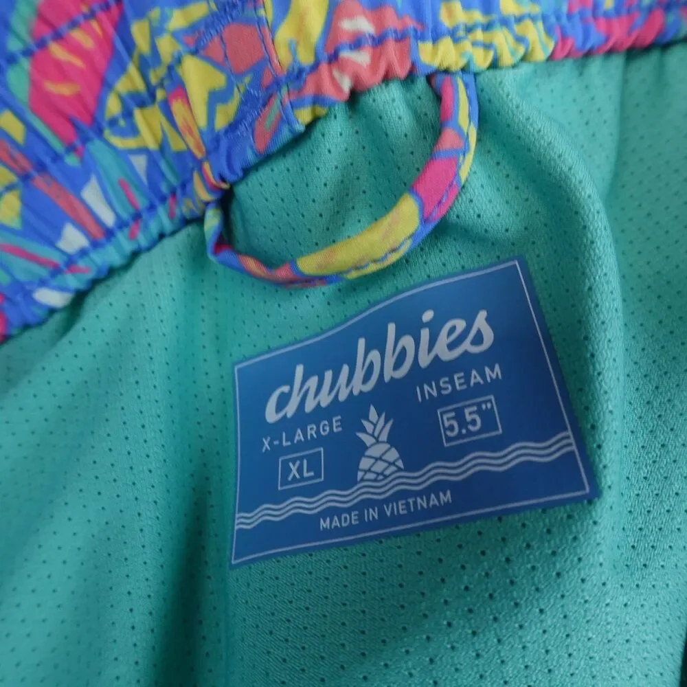 Chubbies Swim Trunks Mens Size XL 5.5